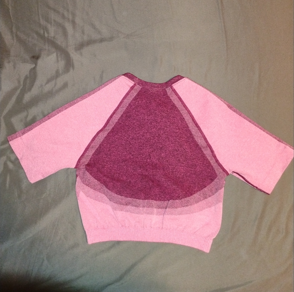 Fabletics Designer Helena Seamless Heather Top And Leggings, Size Small